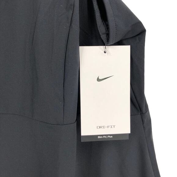 NEW Nike Bliss Luxe Tennis Athletic Dress Women's 1X Black Pockets Sleeveless - Picture 2 of 13